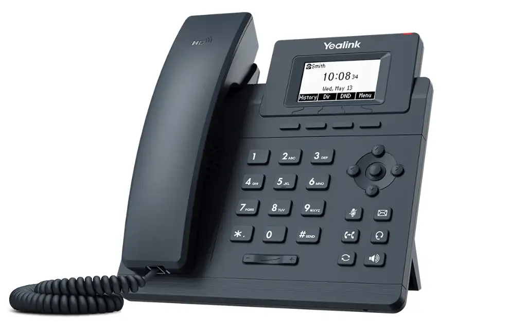 TELEFONO IP YEALINK SIP-T30P 1 CUENTA SIP PoE