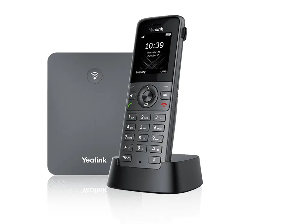 TELEFONO IP INALAMBRICO YEALINK W73P 10 CUENTAS SIP BLUETOOTH