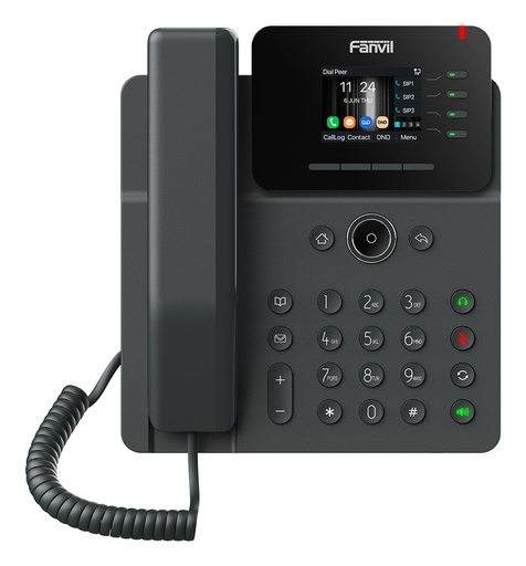 [V61W] V61W TELÉFONO IP NEGRO 4 LÍNEAS LCD WIFI
