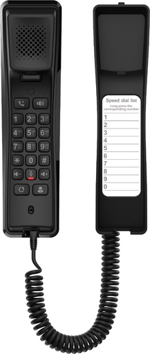 [H2U-BLACK] H2U V2 TELÉFONO IP NEGRO 2 LÍNEAS